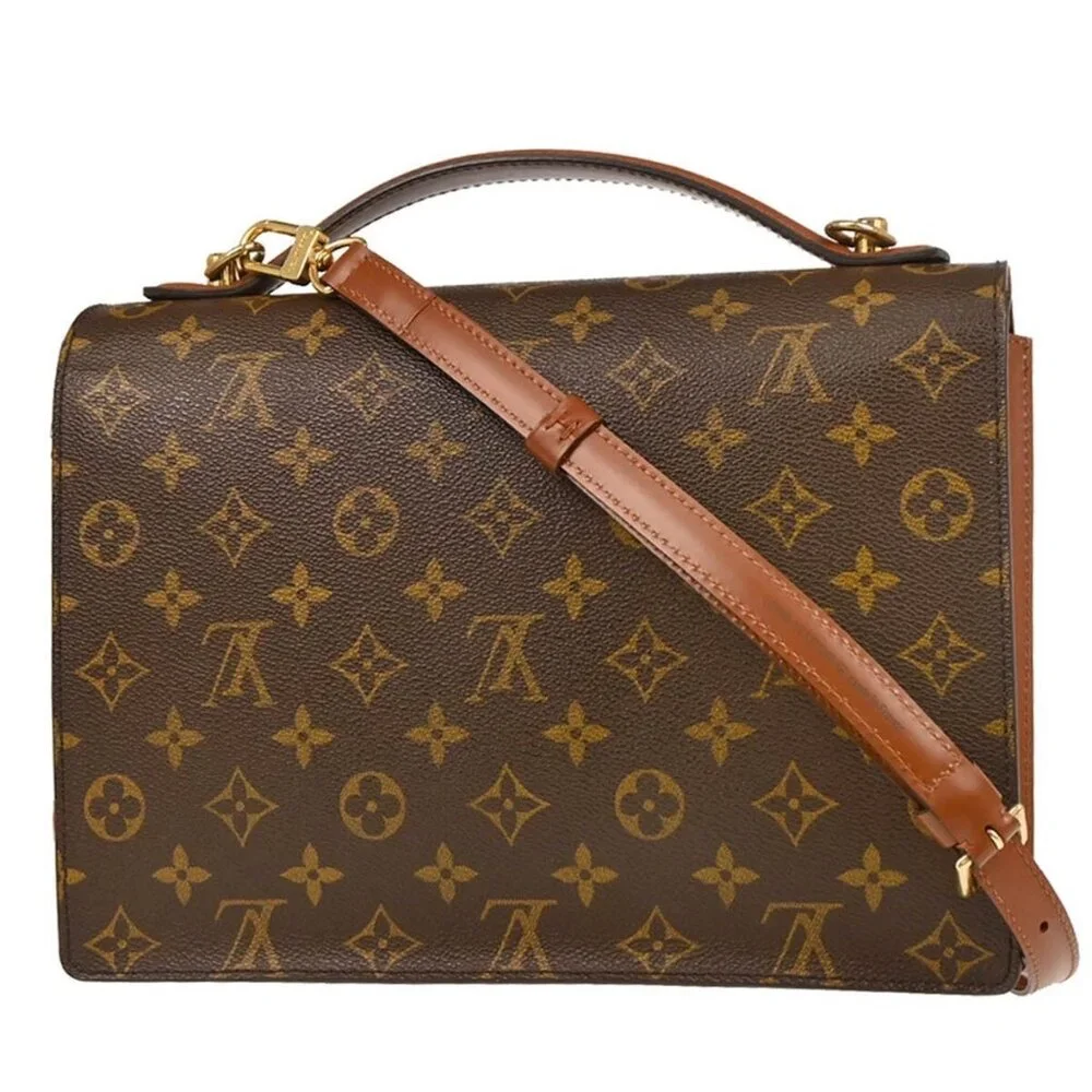 Louis Vuitton Monogram Monceau 28 Business Handbag
